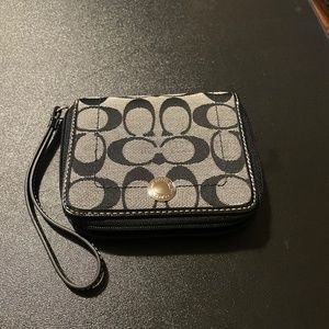 Coach Signature Series Wallet Wristlet